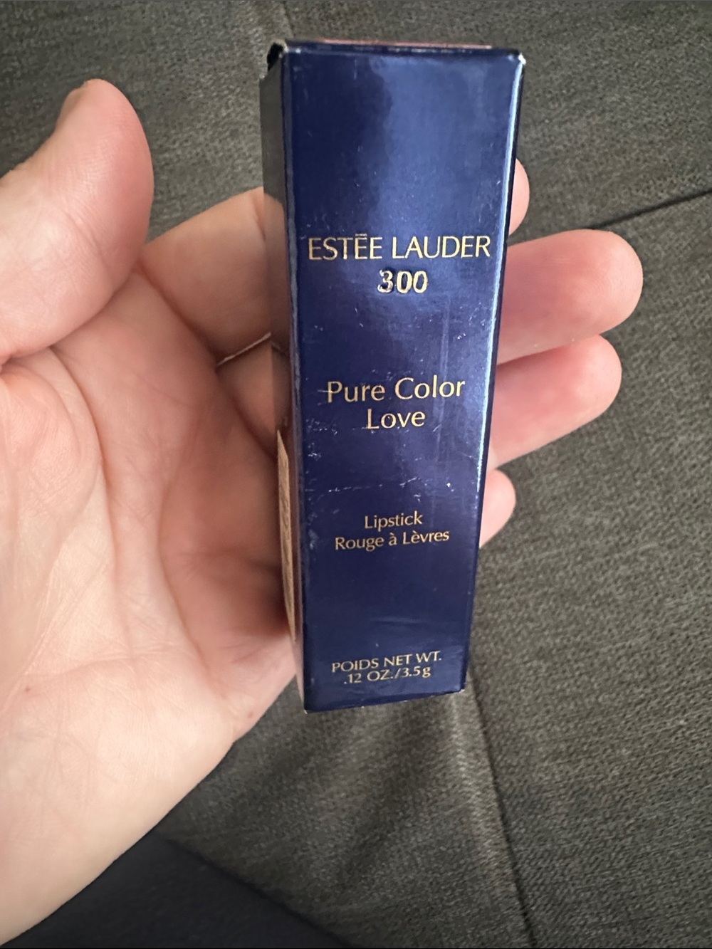 Estée Lauder Pure Color Love Lipstick 300 (Navy & Gold Packaging)